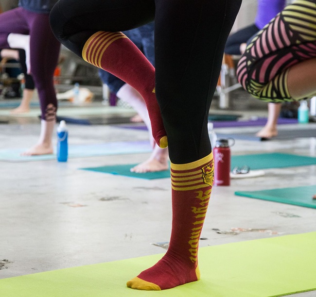 Harry Potter yoga pose